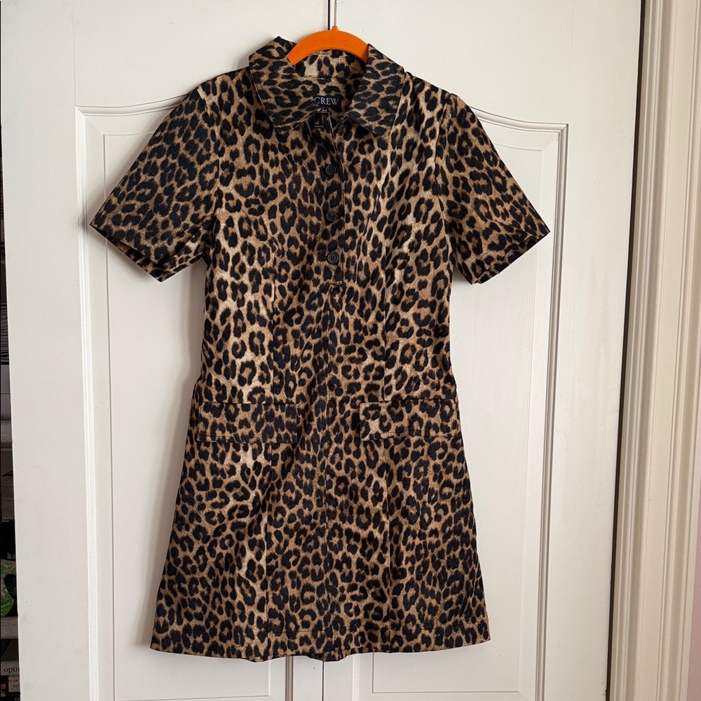 J. Crew Dress in Bold Animal Print